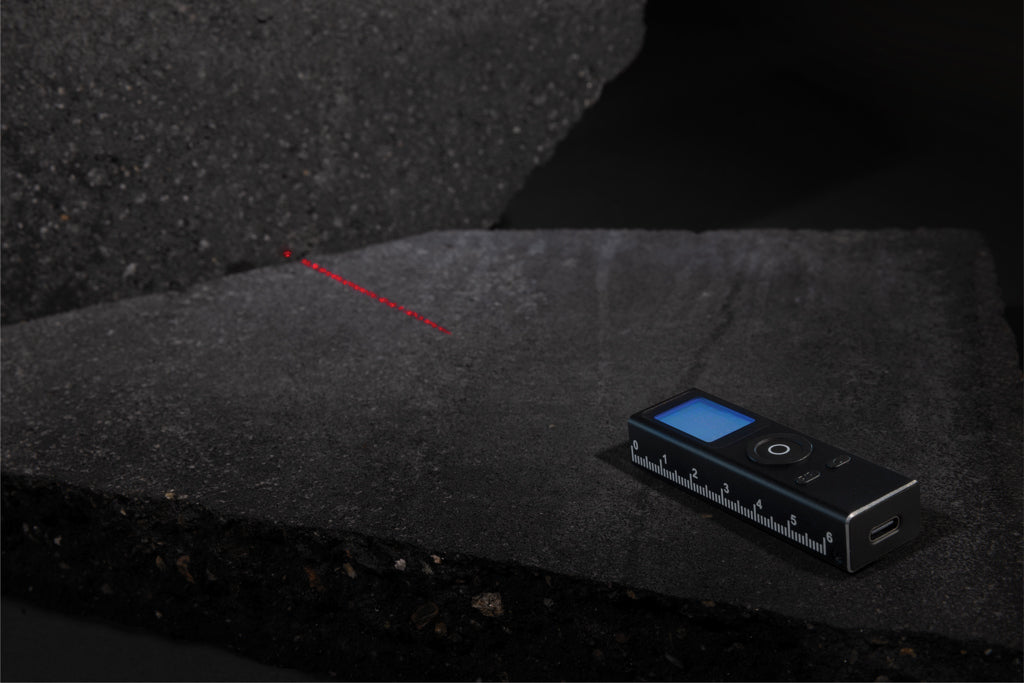 Gear X RCS recycled aluminium 30 metre laser measure - Black