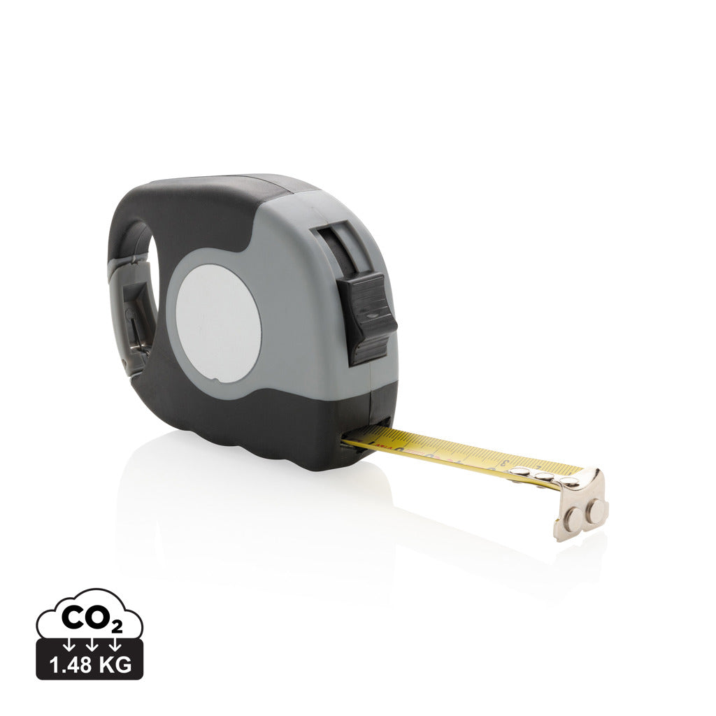Measuring tape with carabiner - Grey