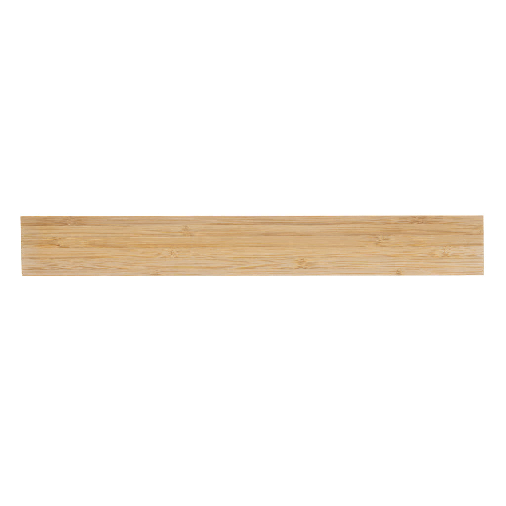 Timberson extra thick 30cm double sided bamboo ruler - Brown