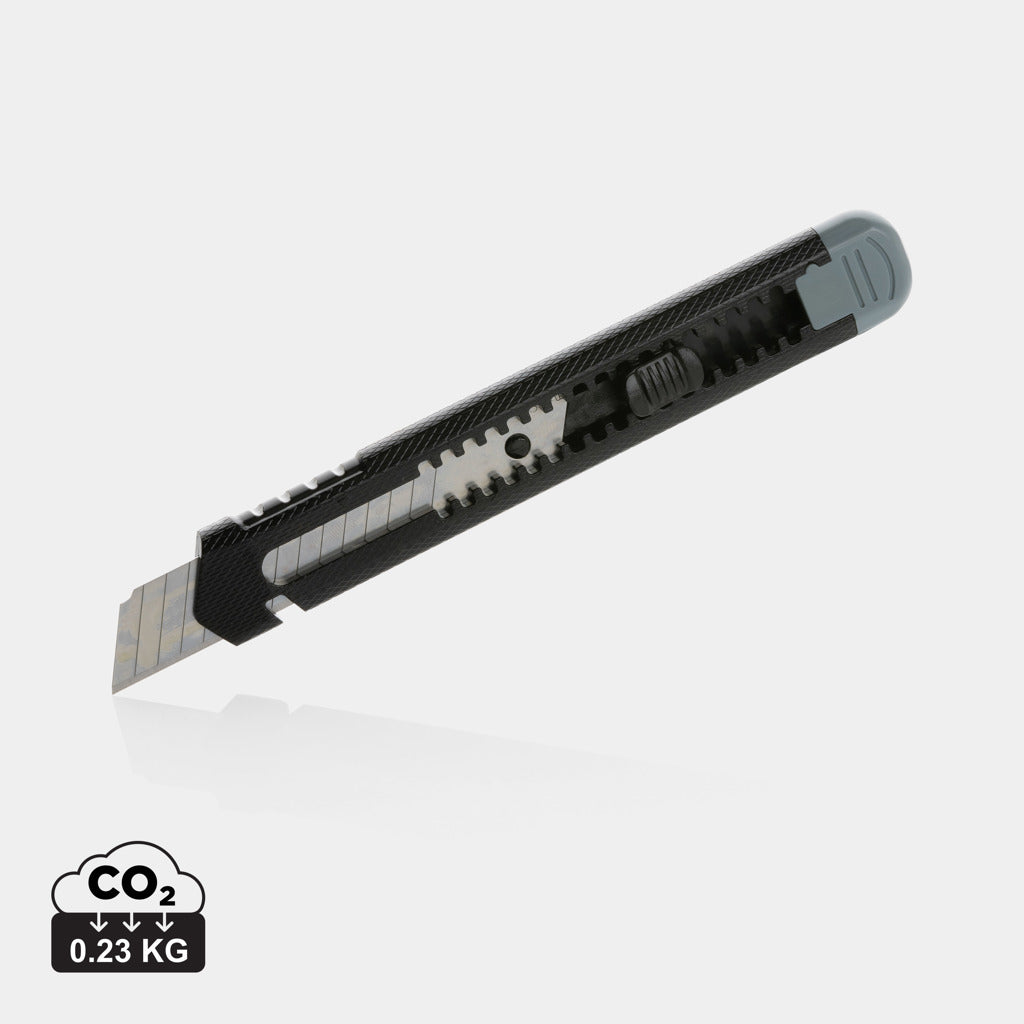 Refillable RCS recycled plastic snap-off knife - Grey