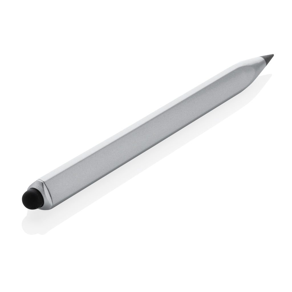 Eon RCS recycled aluminium infinity multitasking pen - Silver