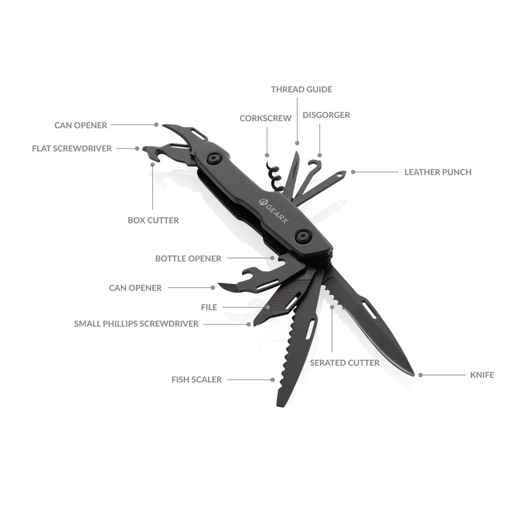 Gear X multifunctional knife - Black