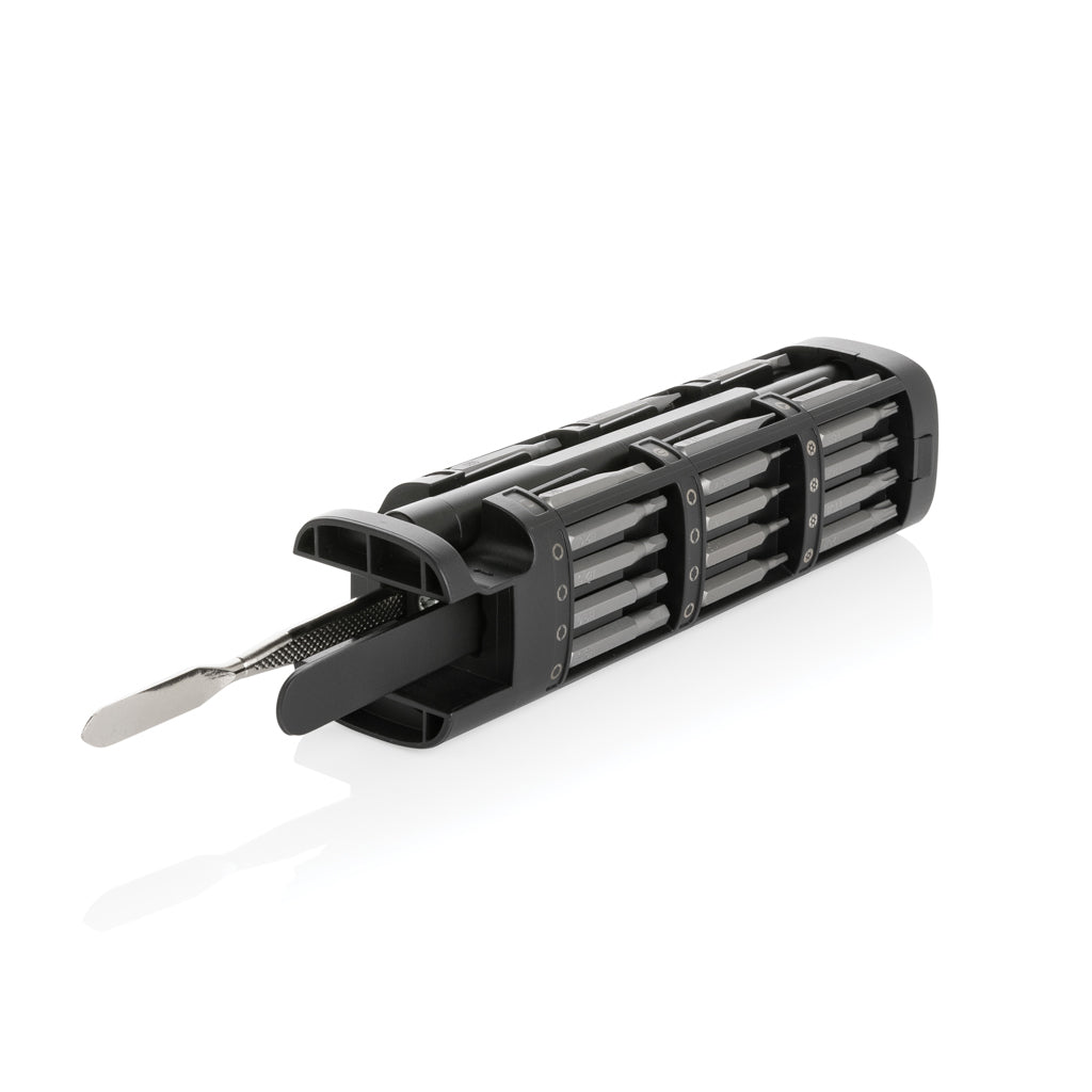 Gear X RCS recycled aluminium precision screwdriver set 46pc - Black
