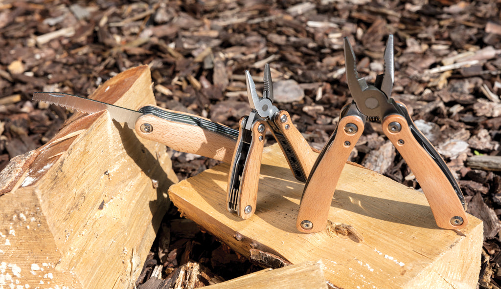 Wood multitool mini - Brown