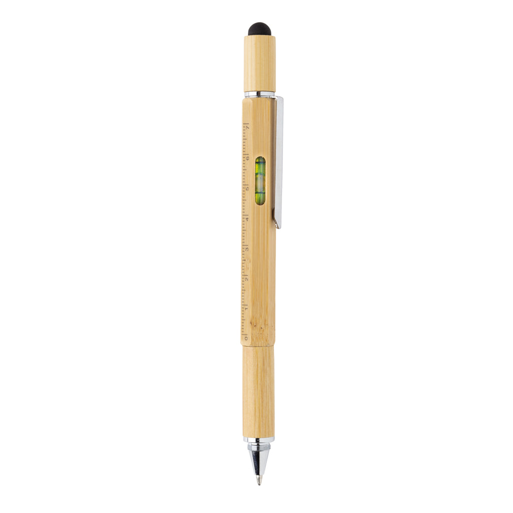 Bamboo 5-in-1 toolpen - Brown