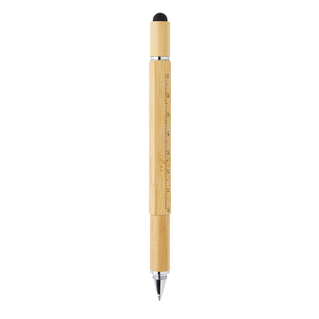 Bamboo 5-in-1 toolpen - Brown