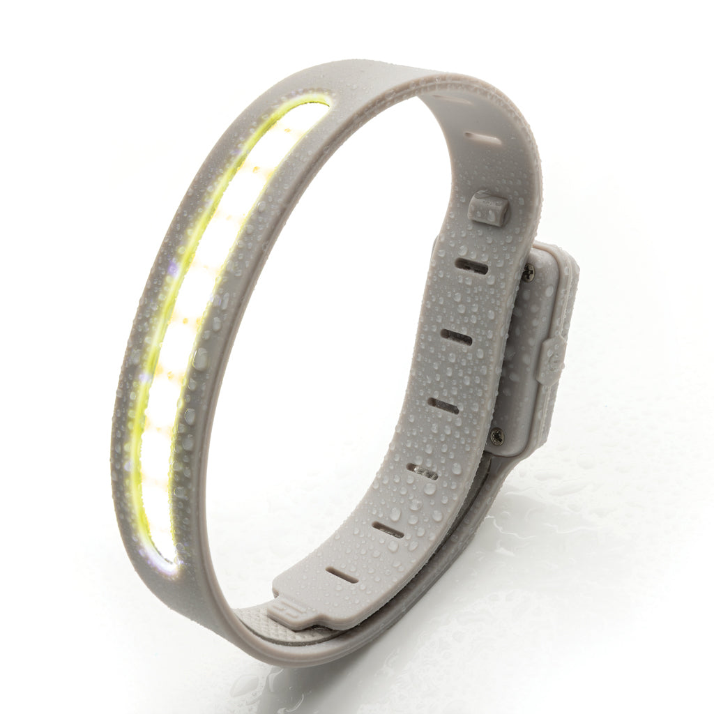 Lumi Sprint RCS rplastic LED re-chargeable running light - Grey
