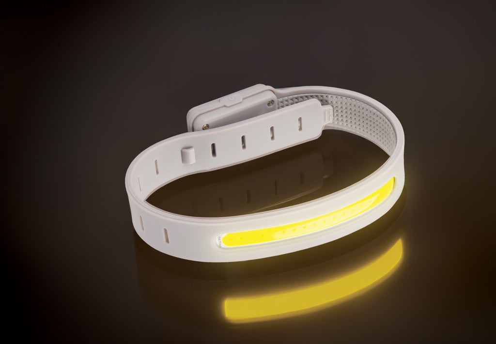 Lumi Sprint RCS rplastic LED re-chargeable running light - Grey