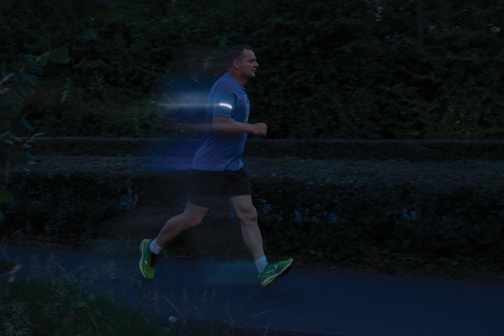 Lumi Sprint RCS rplastic LED re-chargeable running light - Grey