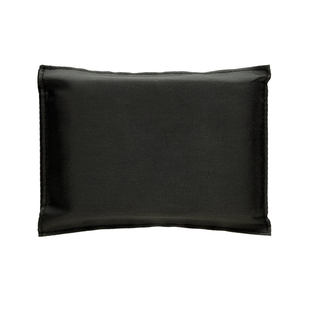 Solra emergency blanket in RCS recycled RPET pouch - Black