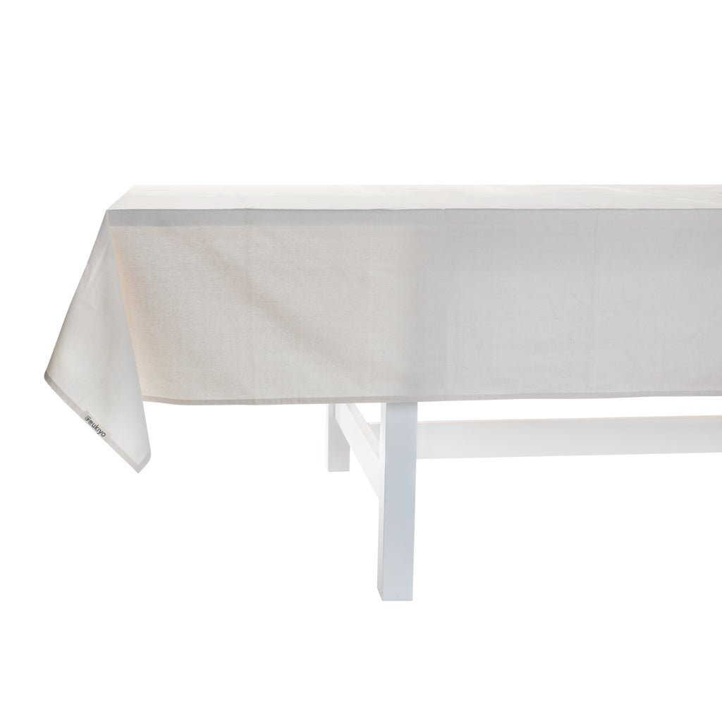 Ukiyo Aware™ 180gr rcotton table cloth 250x140cm - Off White