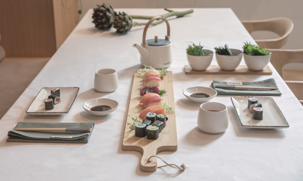 Ukiyo Aware™ 180gr rcotton table cloth 250x140cm - Off White