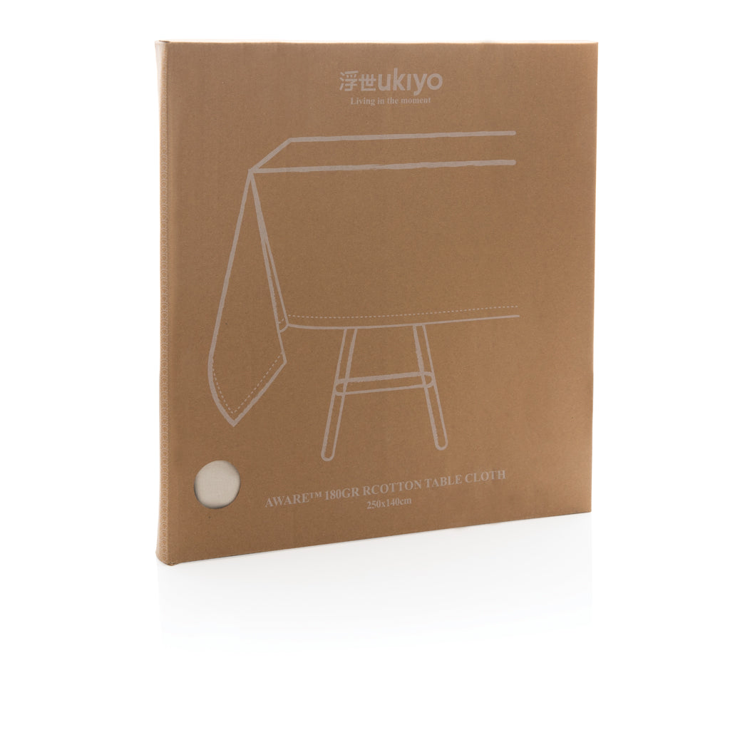 Ukiyo Aware™ 180gr rcotton table cloth 250x140cm - Off White