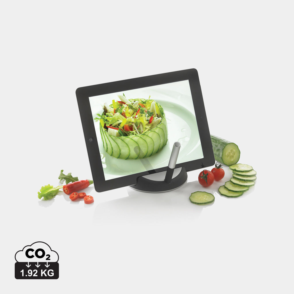 Chef tablet stand with touchpen - Black