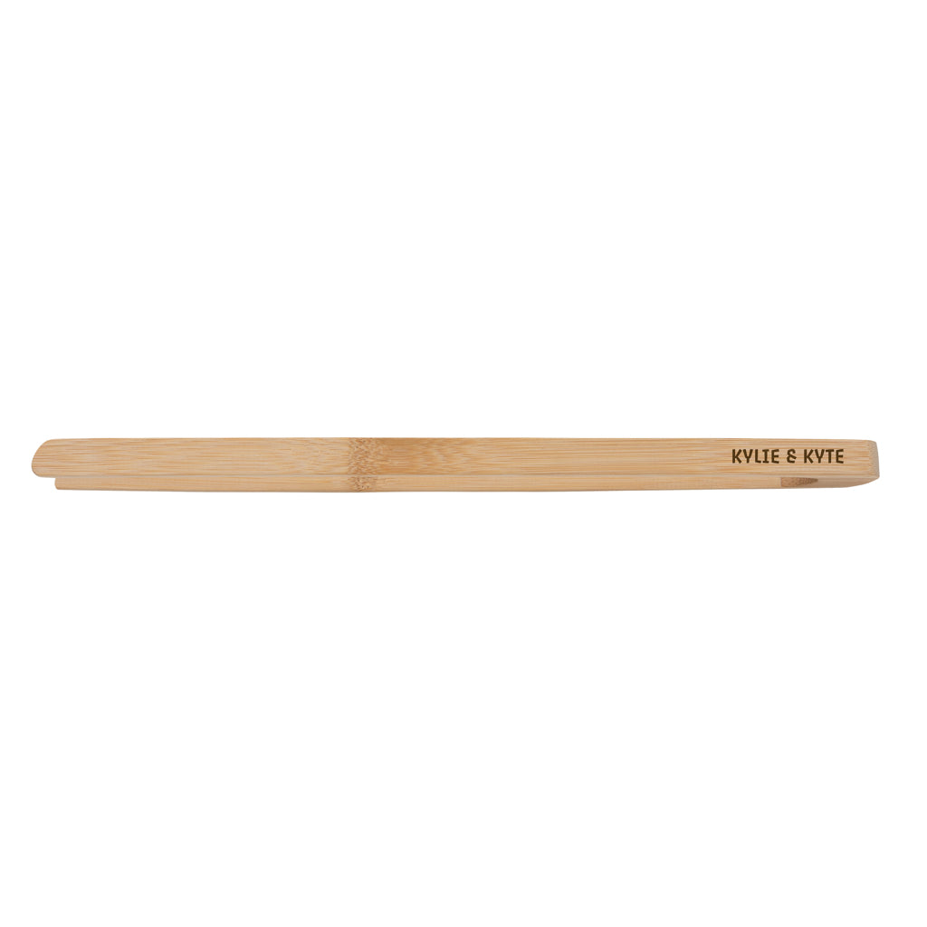 Ukiyo bamboo serving tongs - Brown