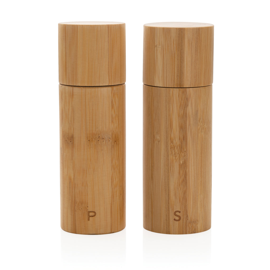 Ukiyo bamboo salt and pepper mill set - Brown