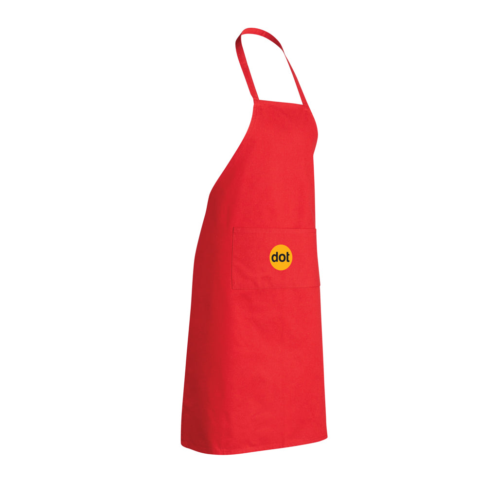 Impact AWARE™ Recycled cotton apron 180gr - Red