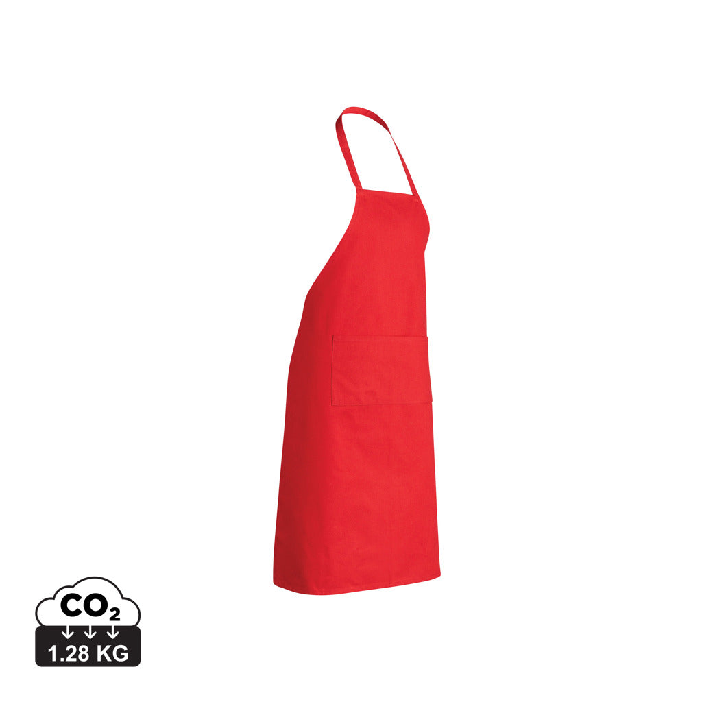 Impact AWARE™ Recycled cotton apron 180gr - Red