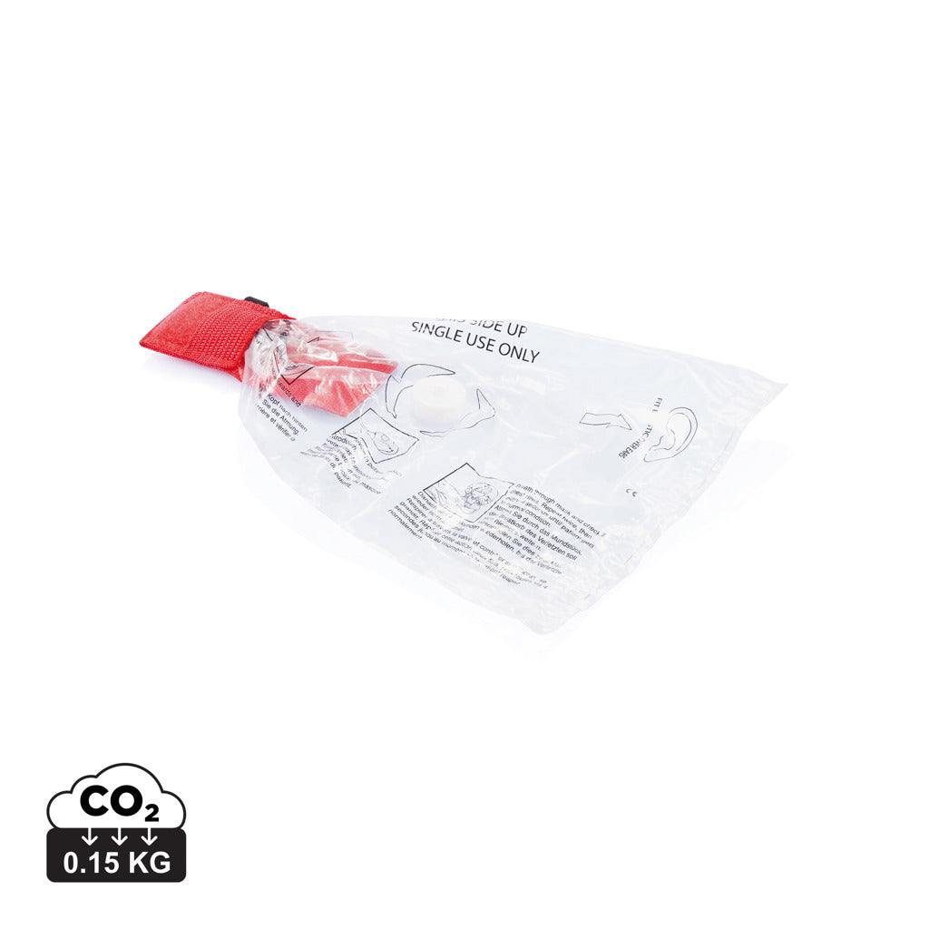 Keychain CPR mask - Red