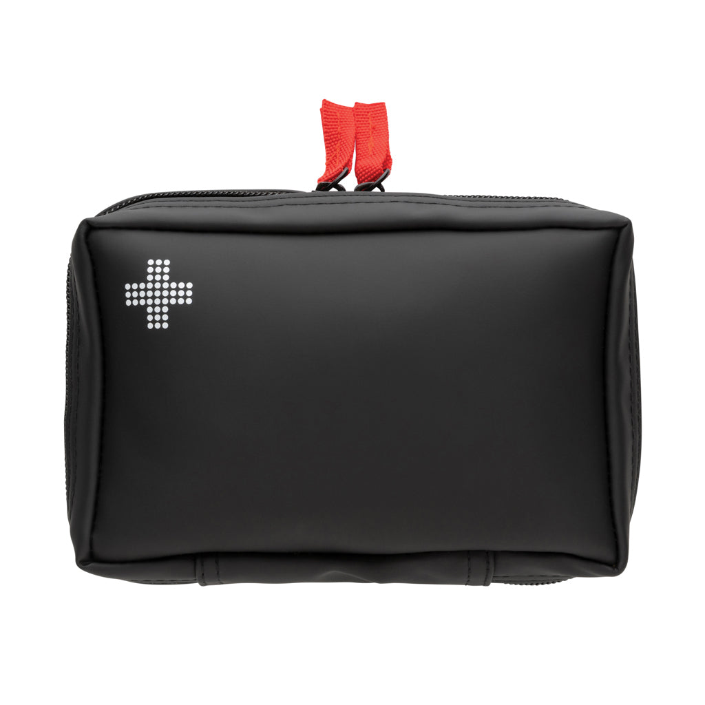 RCS recycled nubuck PU pouch  first aid set - Black