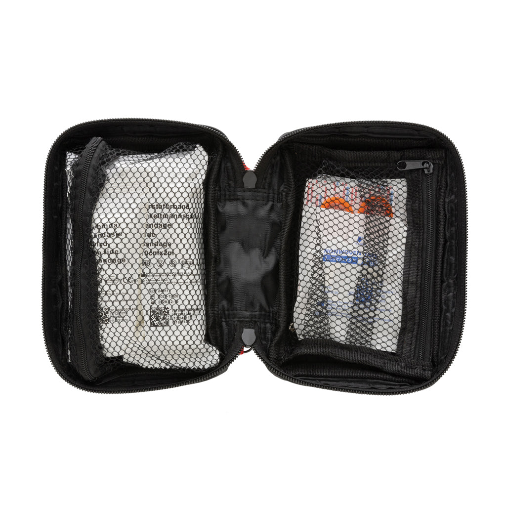 RCS recycled nubuck PU pouch  first aid set - Black