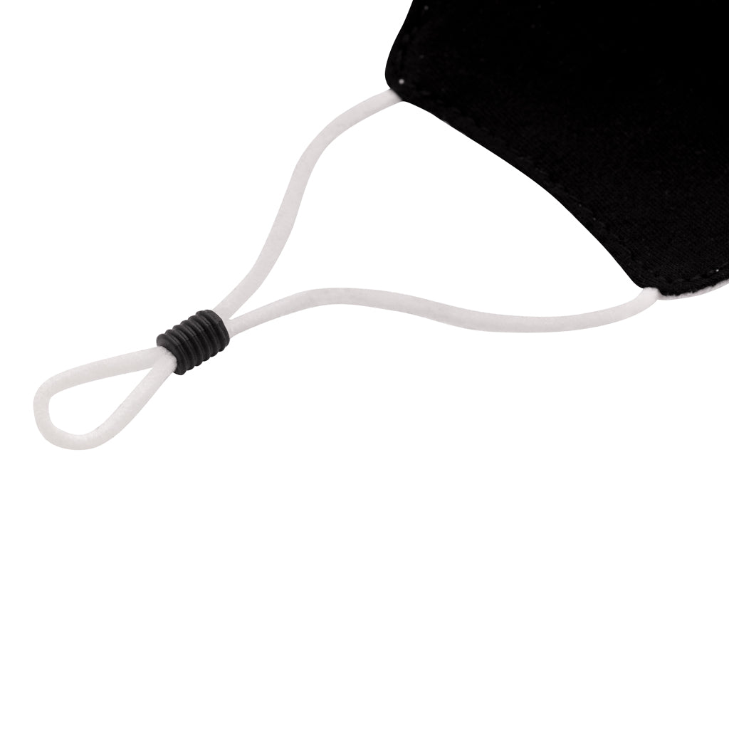 Reusable 2-ply cotton face mask - Black