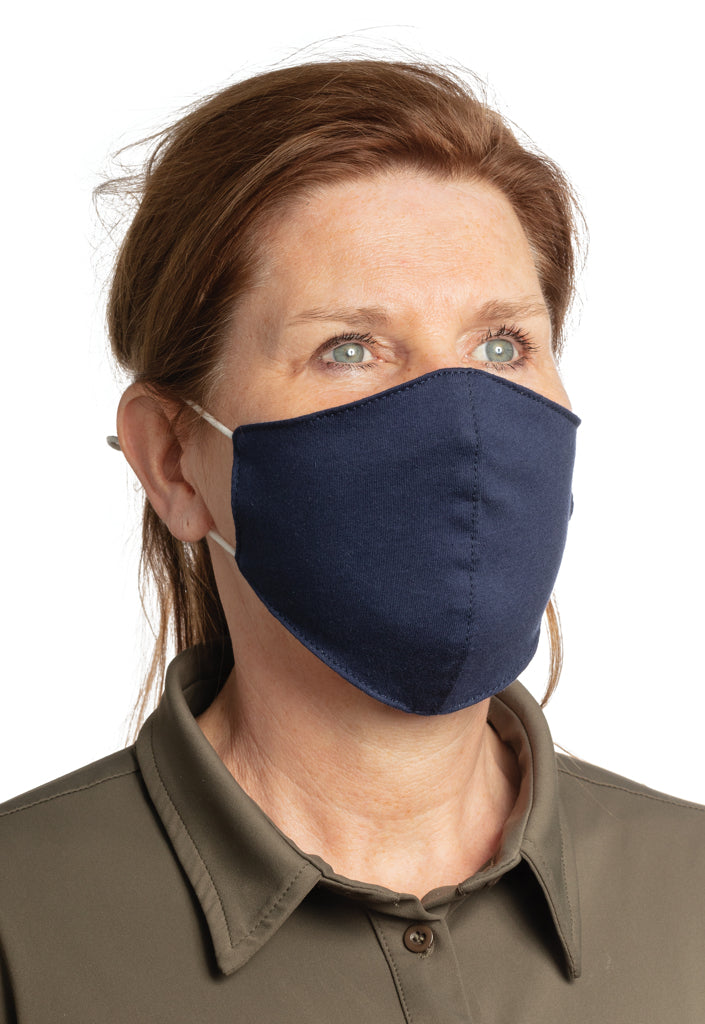 Reusable 2-ply cotton face mask - Navy
