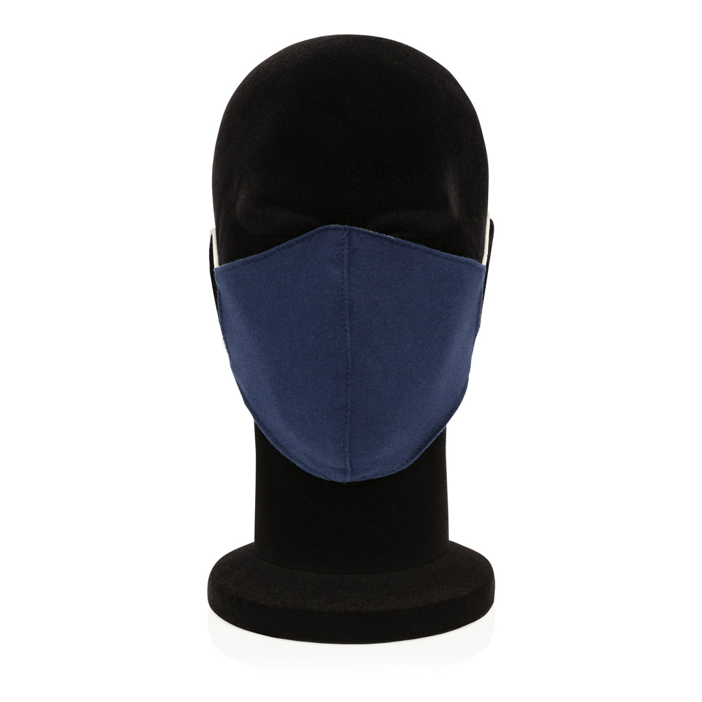Reusable 2-ply cotton face mask - Navy