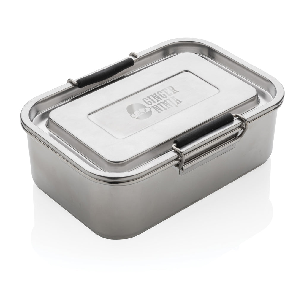 RCS Recycled stainless steel leakproof lunch box - Silver