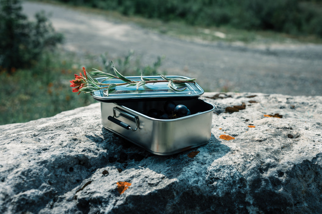 RCS Recycled stainless steel leakproof lunch box - Silver