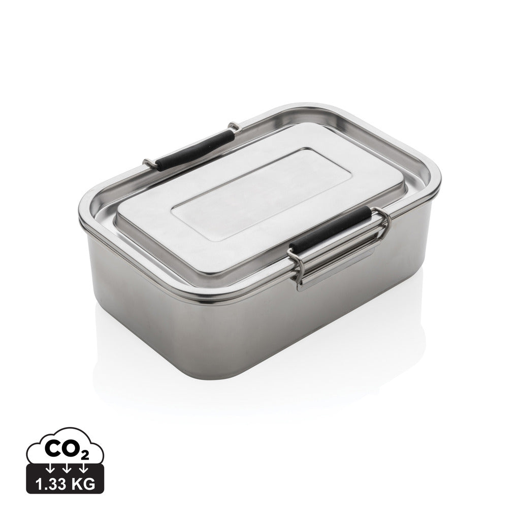 RCS Recycled stainless steel leakproof lunch box - Silver