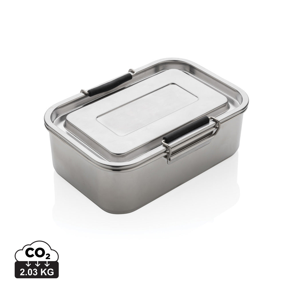 RCS Recycled stainless steel leakproof lunch box - Silver