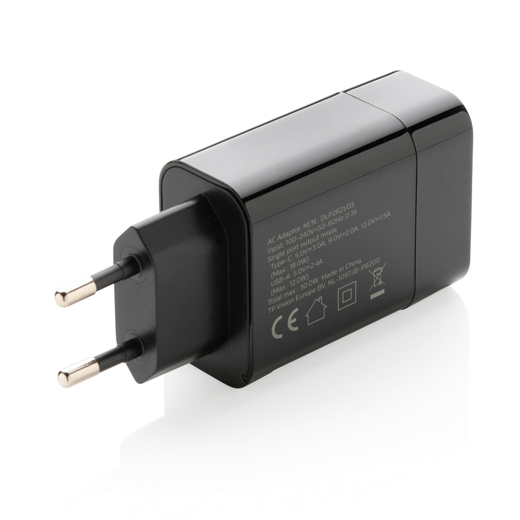Philips ultra fast PD wall charger - Black