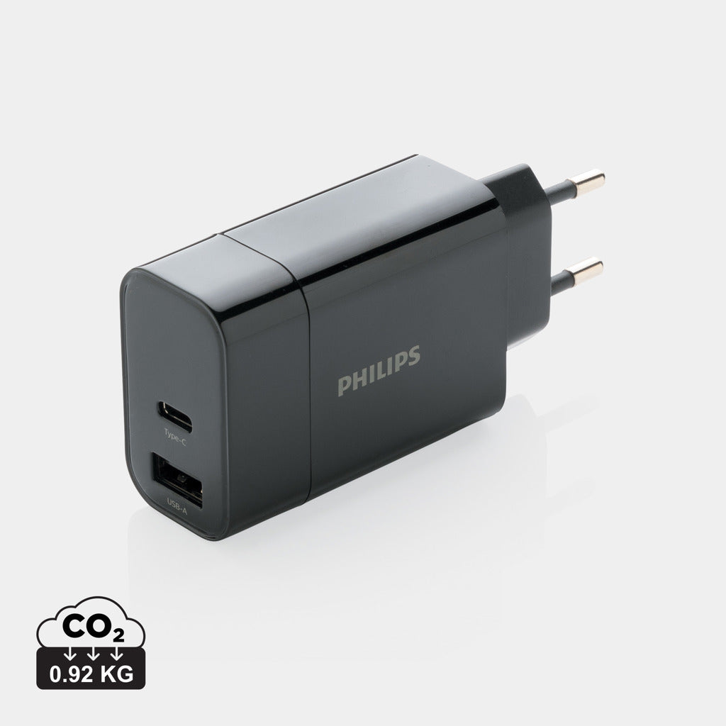 Philips ultra fast PD wall charger - Black