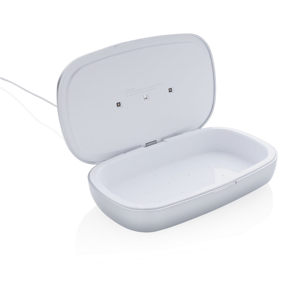 Rena UV-C steriliser box with 5W wireless charger - Grey