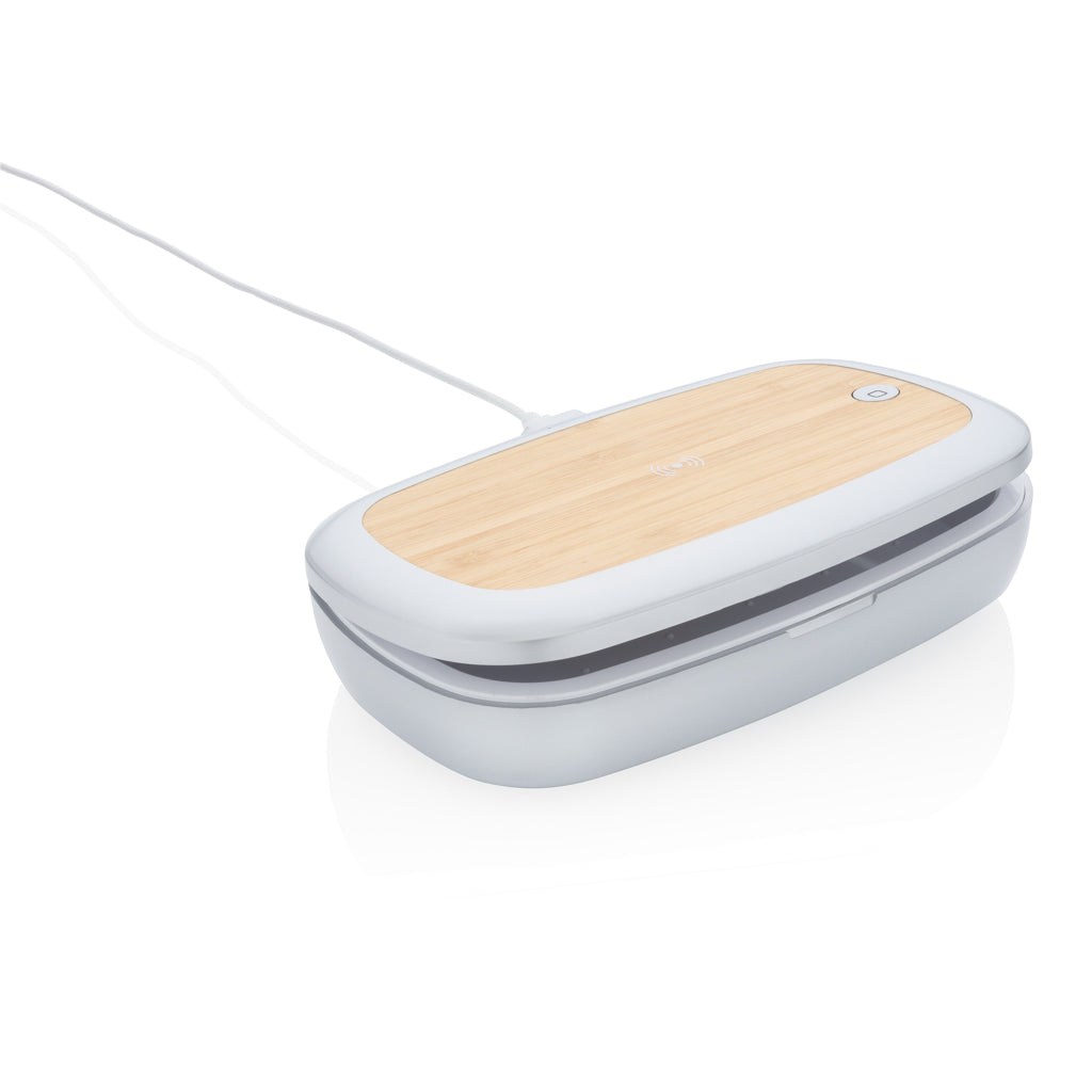 Rena UV-C steriliser box with 5W wireless charger - Grey