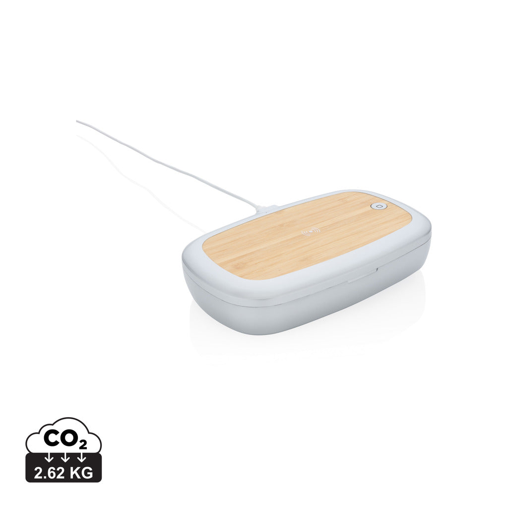 Rena UV-C steriliser box with 5W wireless charger - Grey