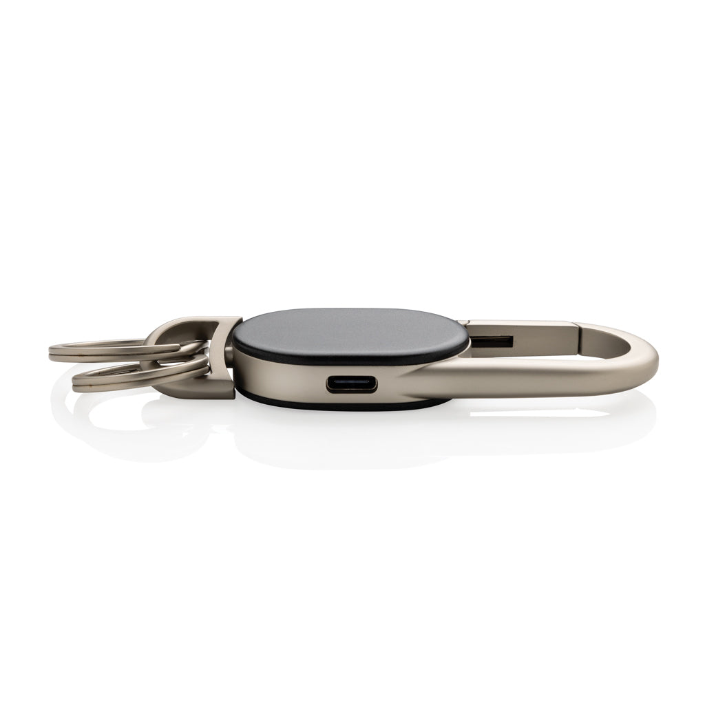 Keyfinder Dual keychain with worldwide locating - Black