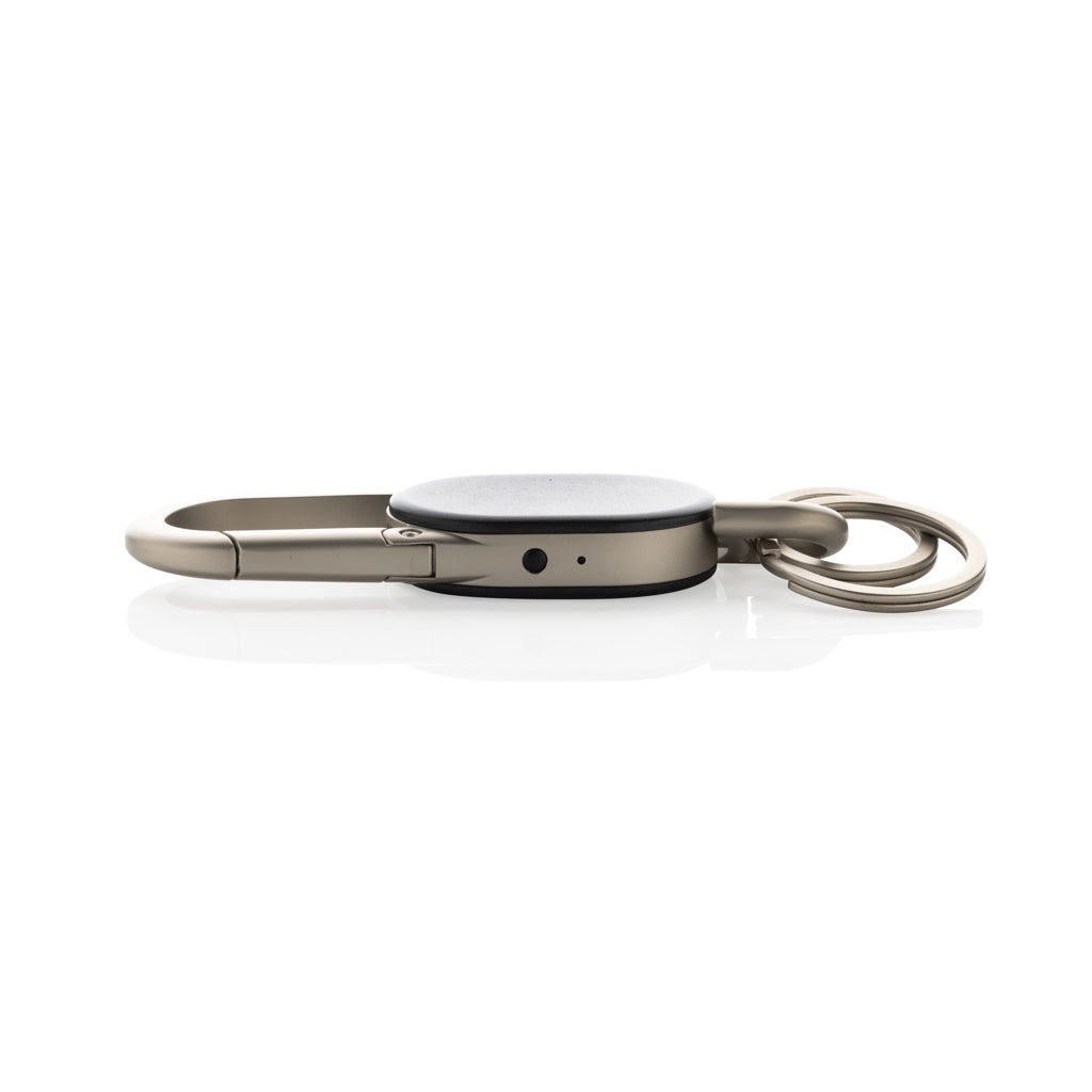 Keyfinder Dual keychain with worldwide locating - Black