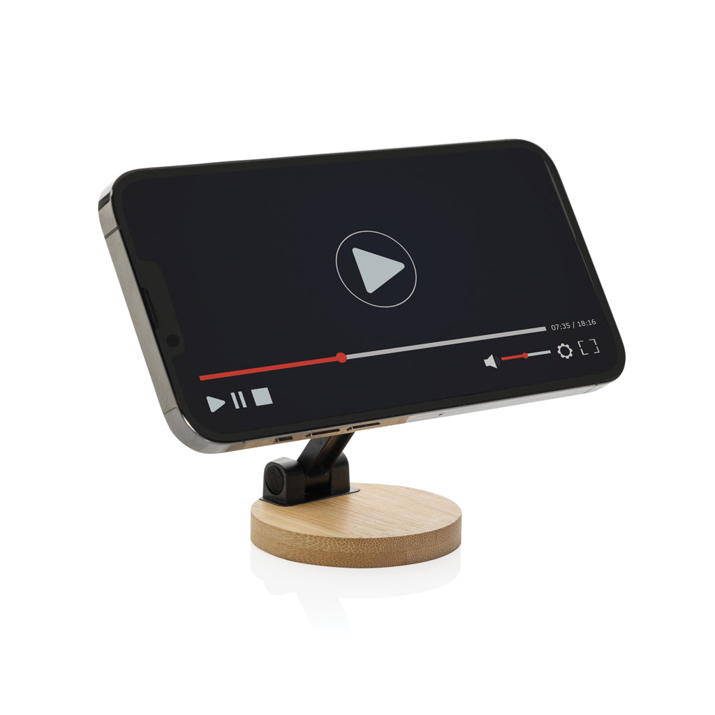 Magmount RCS recycled plastic and bamboo phone stand - Black