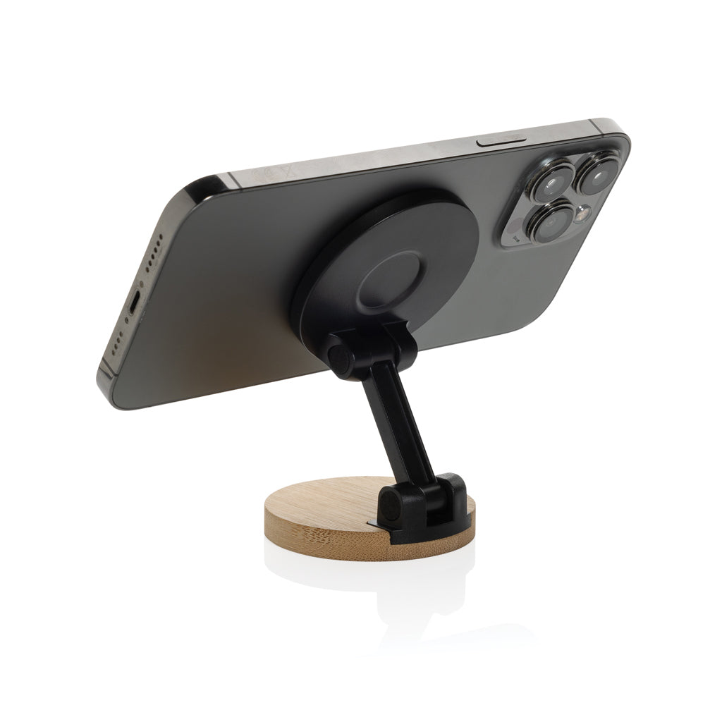 Magmount RCS recycled plastic and bamboo phone stand - Black