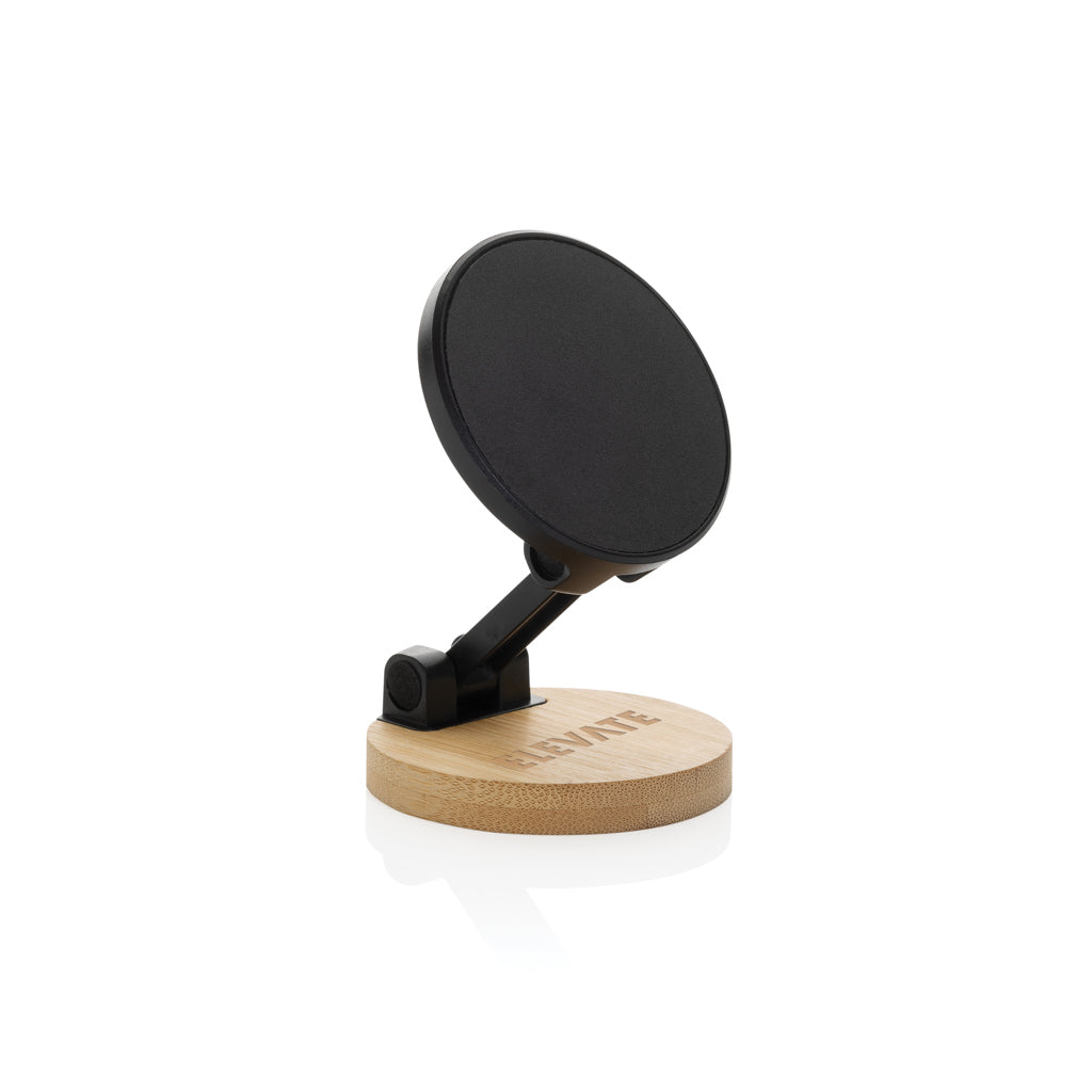 Magmount RCS recycled plastic and bamboo phone stand - Black