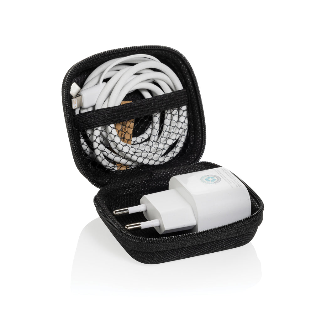 Boost RCS reycled PET 20W type C 2 pcs charging set - Black