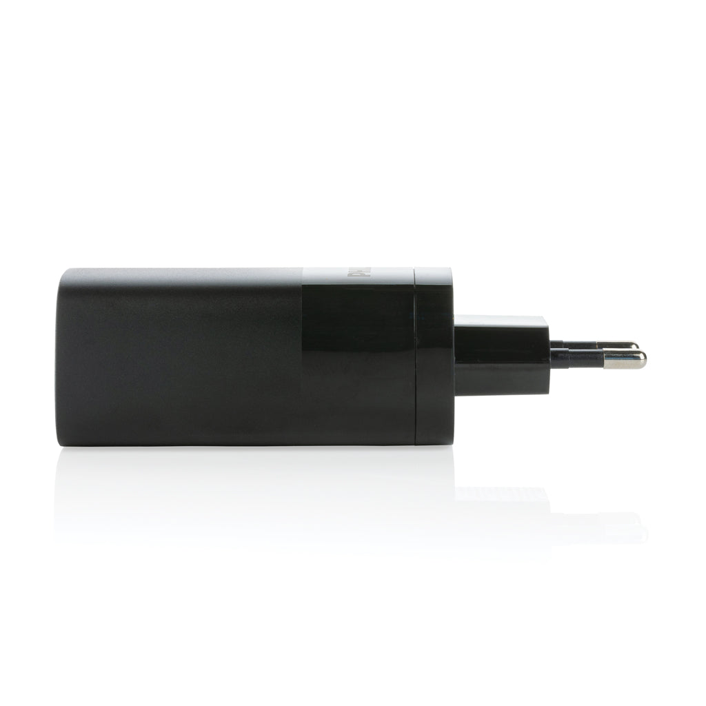 Philips 65W ultra fast PD 3-port USB wall charger - Black