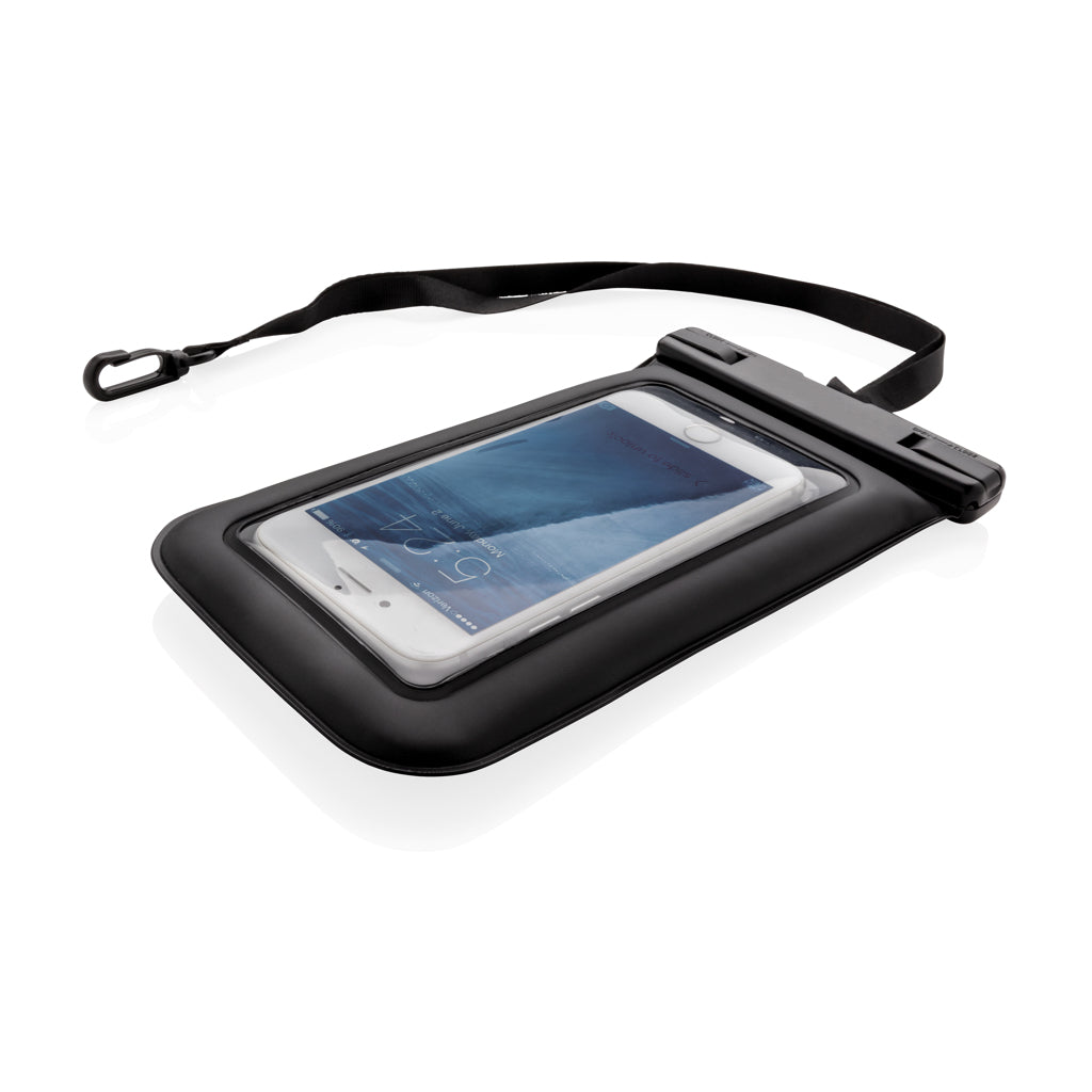 IPX8 Waterproof Floating Phone Pouch - Black