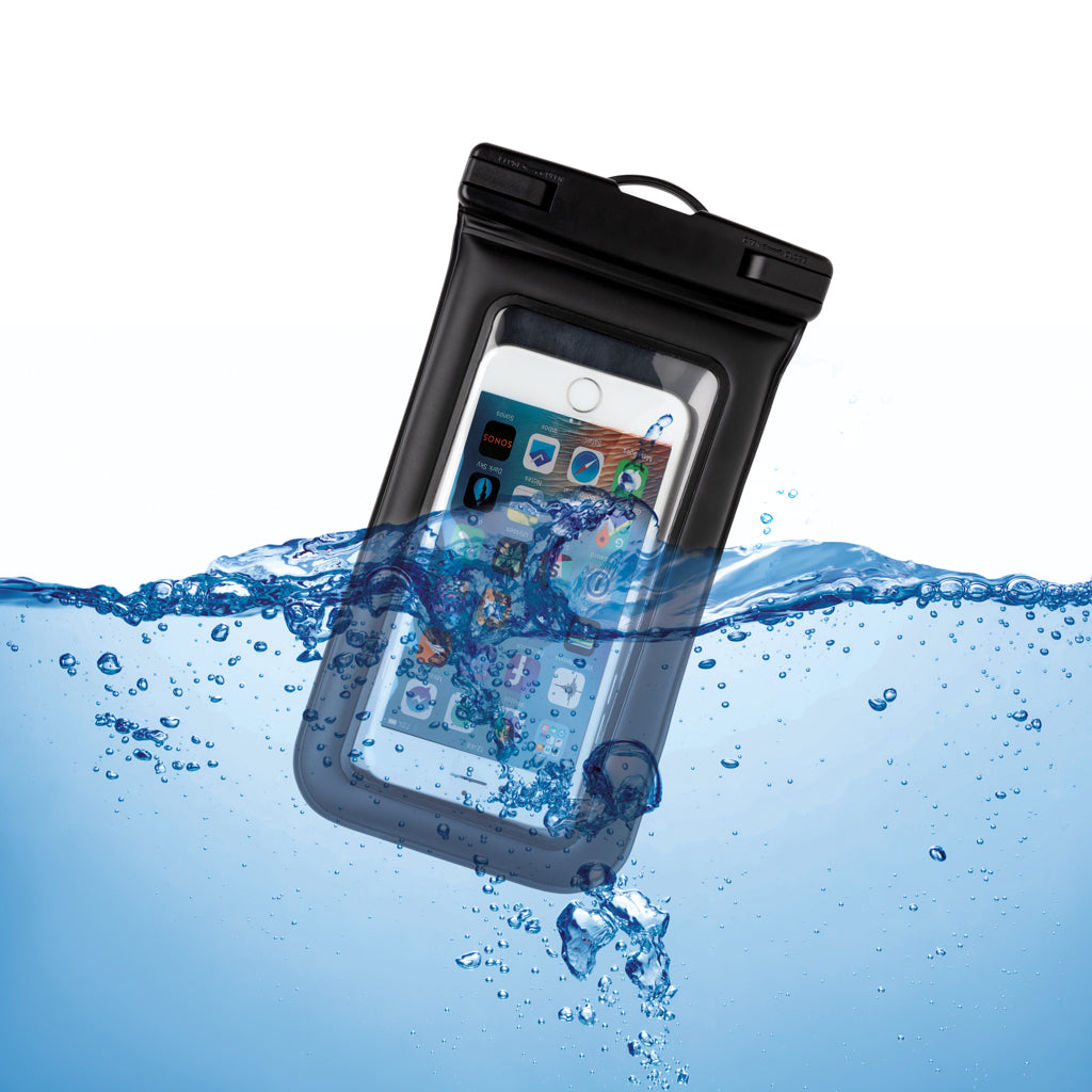 IPX8 Waterproof Floating Phone Pouch - Black