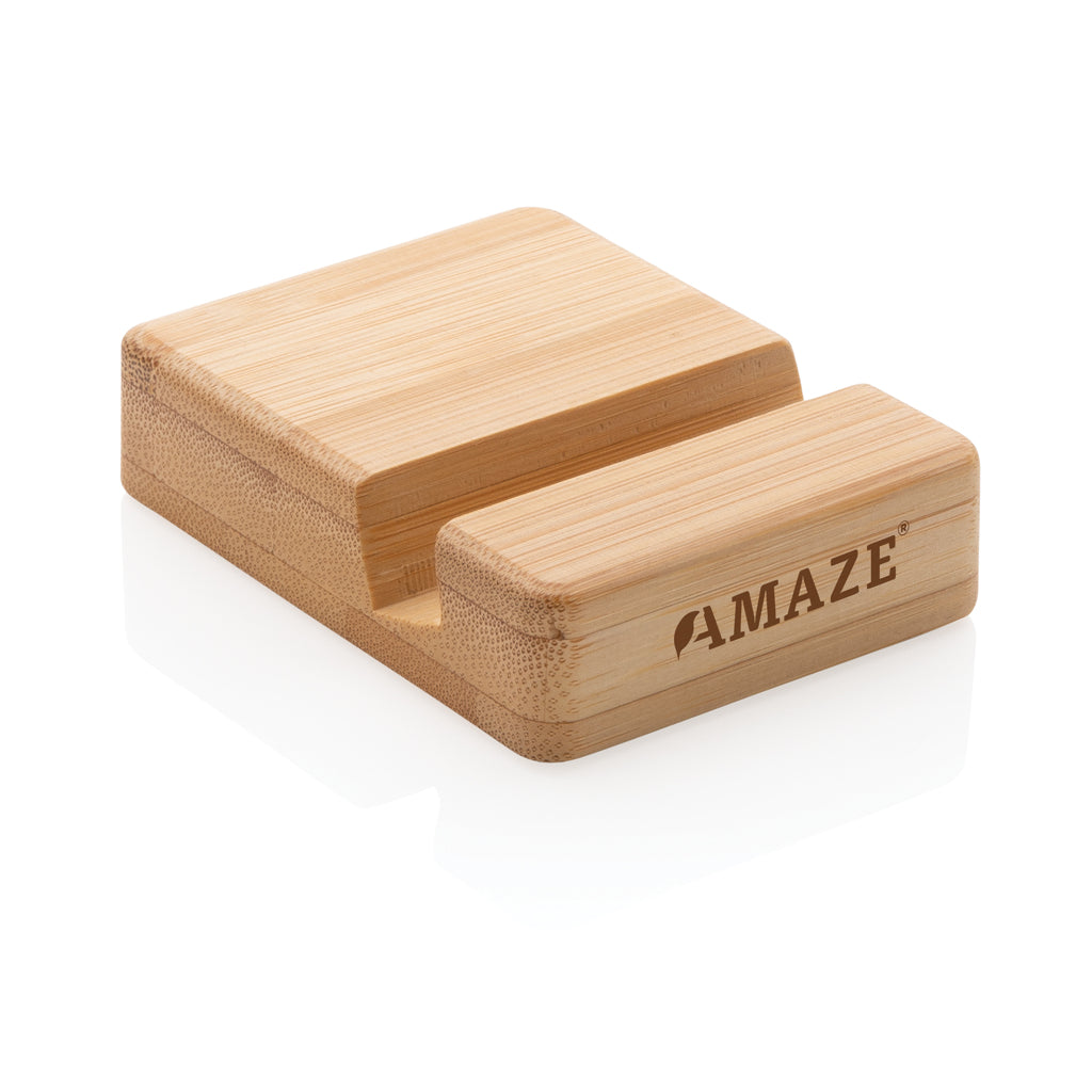 Bamboo phone stand - Brown