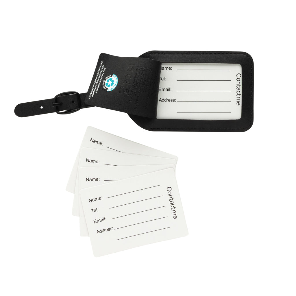 Globefind Dual RCS luggage tag with worldwide locating - Black