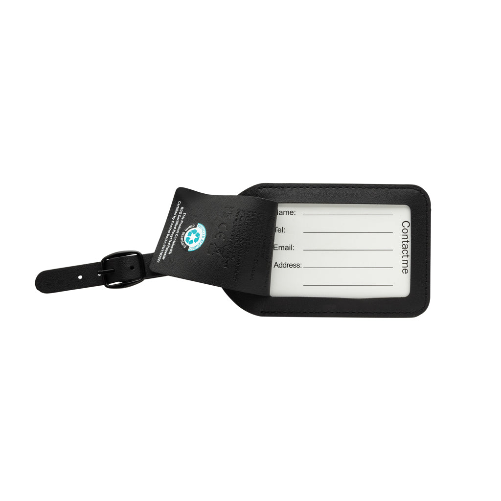 Globefind Dual RCS luggage tag with worldwide locating - Black