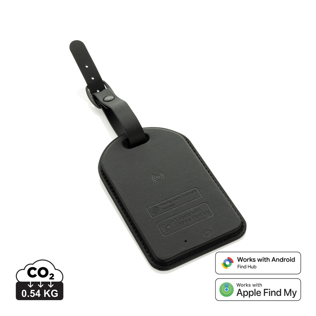 Globefind Dual RCS luggage tag with worldwide locating - Black